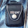 Кожаный чехол Zippo LPLBK, чёрный